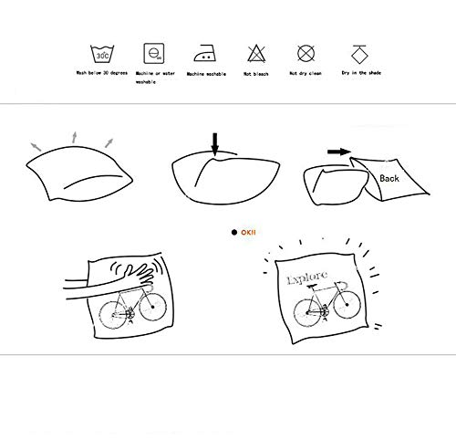 4 Pcs Throw Pillow Covers 18X18 Inch Cotton Linen Farmhouse Decorative Movie Couch Pillow Cases Square Cushion Cover Pillowcase For Bed Sofa Office Car Decor #TOP4