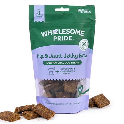 Wholesome Pride Functional Dog Hip & Joint Support Beef Jerky