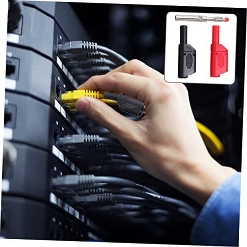 Conector De Áudio Plugue Banana De 20 Peças Conector De Fio De Teste De Multímetro Isolado De Banana