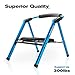 OasisSpace Upright Walker for Seniors, Stand Up Rollator Walker with Seat & Armrest, Lightweight Upright Rollator Walker Fit Most Terrain, Padded Forearm Tall Rolling Walker Blue
