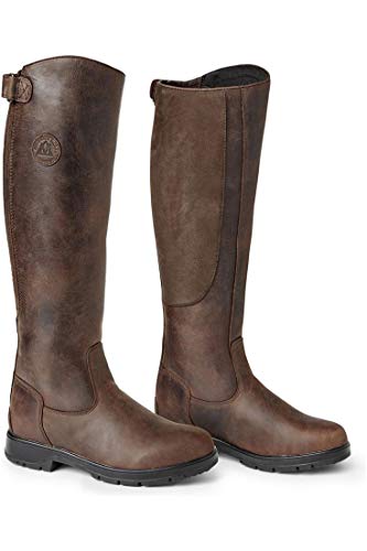 Botas Mountain Horse High Rider Legacy en cuero marrón para equitación clásica