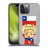 Head Case Designs Chile Viva Il Calcio Custodia in Gel [Protezione di Grado Militare] Compatibile con Apple iPhone 14 PRO Max E Compatibile con MagSafe