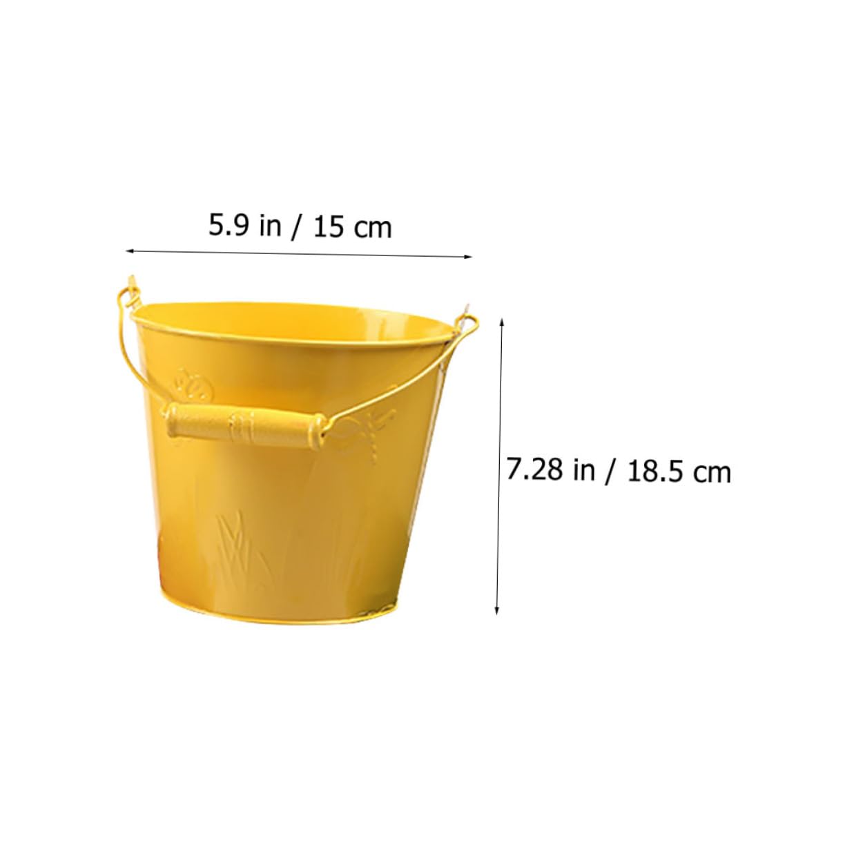 Abaodam 2pcs Beach Bucket Fun Playthings for Outdoor Activities for Sand Play and Creative Design for Backyard and Beach Adventures Random Color