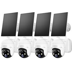 White - 4 Pack 3MP Solar Cam