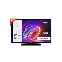 TELEFUNKEN Smart TV 24' HD Ready TE24553B42V2DZ, TV LED 24 Pollici, Compatibile con Alexa e Google...