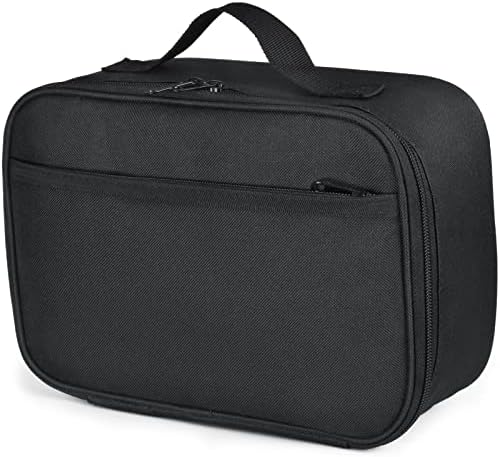 GRKJGytech Insulated Lunch Bag for Men Black Portable Leakproof Kids Lunch Box for Food Drink Boys Women Pack Cooler Bag for Work School Picnic Camping(Black)