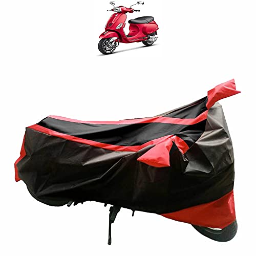 Image of Kandid Red & Black Bike Body Cover Polyester Fabric 8112