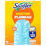 Swiffer Dusters Refill for Cleaning, Feather & Microfiber Duster Alternative, Unscented, 16 Count