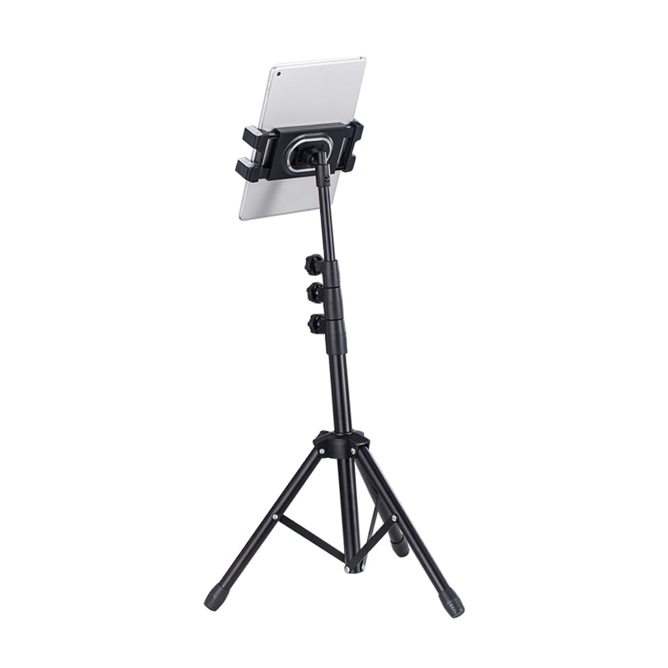 Supporto Treppiede per Smartphone e Tablet, Nero