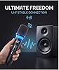 Wireless Microphone, Rechargeable Dual Wireless Microphones with One-Touch Mute, Dynamic RGB Lighting, 40-Hour Battery Life & 200-Foot Range, Ideal for Karaoke, Weddings, DJ and Singing Microphone #2