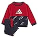 adidas I FAV Jog Set Survêtement unisexe pour bébé, Escarl/Tinley, 80 (9/12 mois)