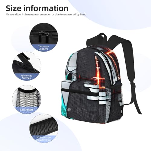 Sac à dos fléchettes au design imprimé unique et ultra léger
