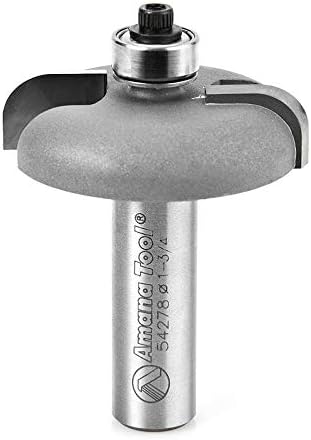 Amana Tool - 54278 Carbide Tipped Raised Panel Back Cutter 1/4 Radius x 1-3/4 Dia x 7/16 x