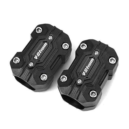 �v���e�N�^�[�u���b�N �ɓK������X�Y�L ���X�g���[�� 650 1000 250SX V �X�g���[�� 250 SX 650XT DL1000 DL650 V-�X�g���[�� 800 1050 DE �I�[�g�o�C�N���b�V���o�[�G���W���o���p�[�u���b�N(Black)
