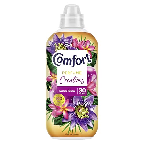 Comfort Perfume Creations Passion Bloom Fabric Conditioner Motion-Activated Fragrance Technology 100 Days of Freshness 30 washes (900 ml)