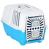 【Fentes d'aération :】 la caisse pour animaux de compagnie est dotée de fentes d'aération qui assurent une circulation d'air constante, pour que vos amis à fourrure se sentent à l'aise sur la route.