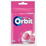 Orbit Bolsa de Chicles Sin Azúcar Sabor Bubblemint, Fresco, Intenso y de Larga Duración en formato Gragea (21 chicles)