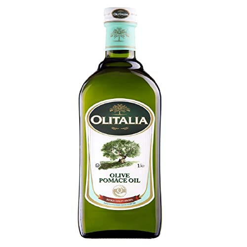 Image of Olitalia Pomace Olive Oil • Light Taste, High Smoke Point Imported Italian Cooking Olive Oil • Ideal for Indian Cooking, Frying, Sauteing & Baking, 33.81 fl oz ℮ 1 l (Pack of 3)