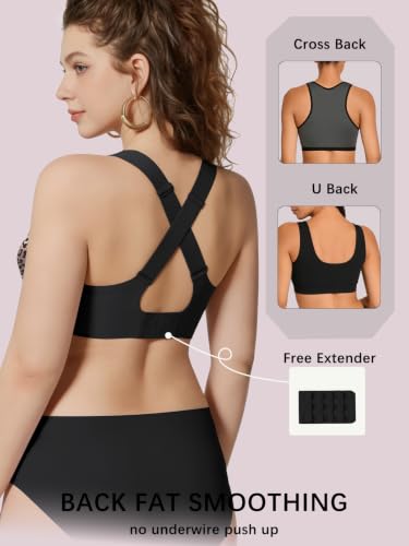 COCOMARTS Jelly Bras for Women No Underwire Full Coverage Push Up Bra M - image 3