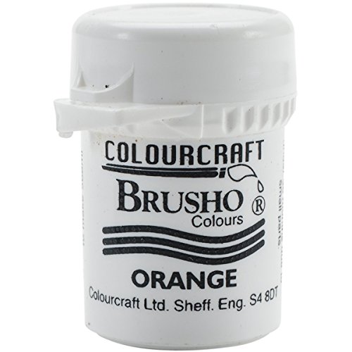 Brusho Crystal Colours 15 Gram Orange #TOP3