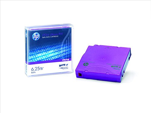 Image of HPE LTO-6 Ultrium 6.25 TB BaFe RW Data Cartridge - LTO-6-2.50 TB (Native) / 6.25 TB (Compressed) - 2775.59 ft Tape Length