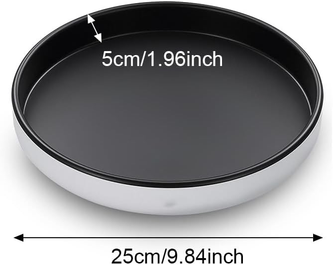 Miniatura 9 de LAMY Lazy Susan - Organizador Lazy Susan de 10 pulgadas para gabinete, refrigerador, mesa de comedor y mesa, organizadores versátiles y solución de