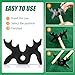 HappyAlley 30 Pcs Black Plastic Slip-on Pool Cue Bridge Head, Portable Moose Head Billiards Pool Cue Accessories and Equipments for Table Tennis