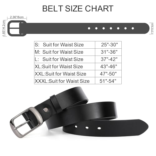 WHIPPY Women Leather Belts for Jeans Pants Fashion Dress Belt for Women with Solid Pin Buckle4