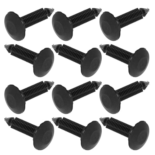 Clips para cables de plástico negro con clavos de acero para fijar parachoques