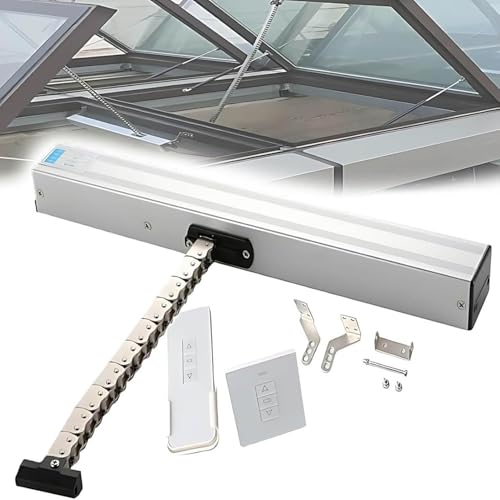 Actuador de ventana eléctrica con motor de cadena de 300-700 mm y control remoto