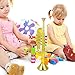 DEARMAMY Plastic Trumpet Musical Instruments Toy with 4 Colored Coded Keys Teaching Songs Fun Musical Instruments Noise Makers for Parties and Events for Adults Kid Toddlers Children