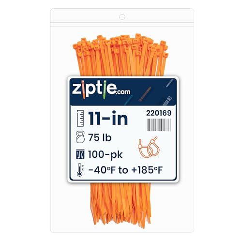 Attaches de câble haute visibilité 28 cm pour repérage rapide - 2