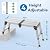 Loyoda Work Platform 500 Lbs, Foldind Step Stool with One-Touch Automatic Fold, 4 Height Adjustment Step Platform, Perfect for RV Cleaning, Home Painting and Reaching High Places, Larger, Black