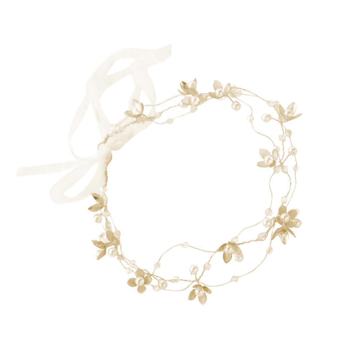 FRCOLOR 3 Stück Blumen-haarbänder Für Frauen Braut-kopfschmuck Brautschmuck Hochzeits-stirnbänder Braut-haarteile Haarband Mit Kristallperlen