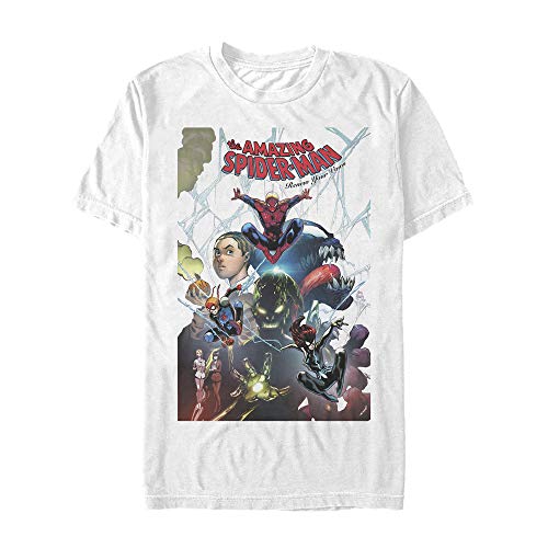 T-shirt Spider-Man Marvel Renew Your Vow pour homme en coton noir
