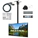 Cheetah Mounts APLCMB Tilt, Swivel Black TV Ceiling Mount for 32” to 75" LED, LCD Flat Screen TV's; Includes One 15' Twisted Veins HDMI Cable