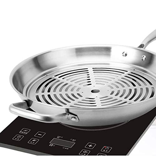 Wok de acero inoxidable 36 cm con tapa miniatura 2