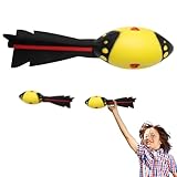 Wurfrakete Wurfspielzeug Aus Weicher Foam Vortex Rocket Whistler Outdoorspa&szlig; f&uuml;r Jung und Alt Heuler Wurfger&auml;T Wurfrakete Football Im Garten, Im Freibad Oder Park Football Spielzeug