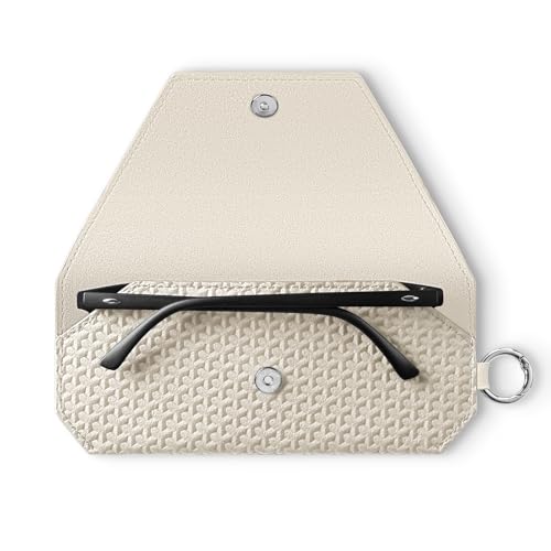Image of VULKIT Portable Eye Glasses Case for Women & Men, Slim Sunglass Case, Unisex Eyeglass Case, with Adjustable Neck Lanyard