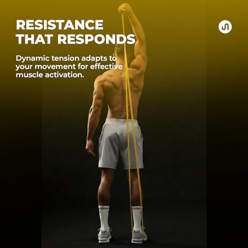 Image of Bodyband Heavy Resistance Band for Workout TPE Bands for Exercise & Stretching Pull Up Bands for Home, Gym for Men & Women Toning Resistance Band TPE