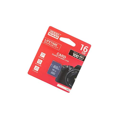 Carte mémoire SDHC 16GB GOODRAM S1A0-0160R12 idéale pour vos photos de vacances