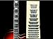 Fretboard Markers Inlay Sticker Decal for Guitar & Bass,White Pearl trapezoid