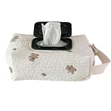 WADY Bolsas Portátiles Toallitas Húmedas Bebé - Dispensador Reutilizable para Coches, Pañales y Cochecito - Fácil...