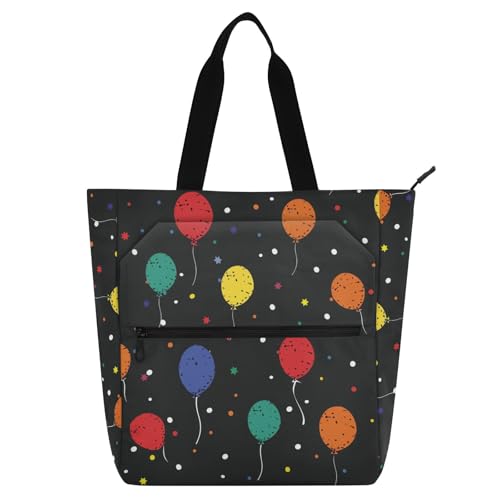 Bolsa de mano de arcoíris para el trabajo y paseos a la playa