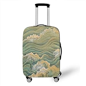 Personalisiert -Bedruckt mit Ihrem Foto und Text oder Logo am selben Tag Home-Travel Supplies-Trolley Koffer Protector Gepäckabdeckung Elastischer Koffer Trolley Protector Cover für Reisegeschenke
