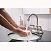 VCCUCINE Commercial Centerset Brushed Nickel 2 Handle Bathroom Faucet, Vanity Bathroom Sink Faucet Without Pop Up Drain and Hose