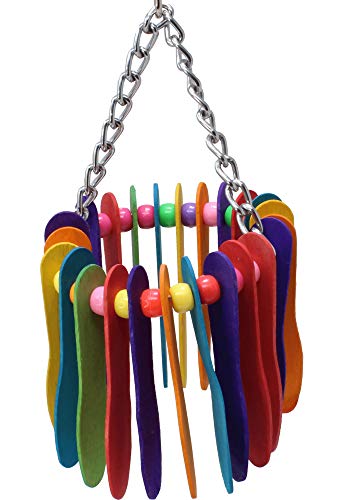 1401 Spoon Circle Bonka Bird Toys Cockatiel Budgie Finch Lovebird Quaker Parakeet