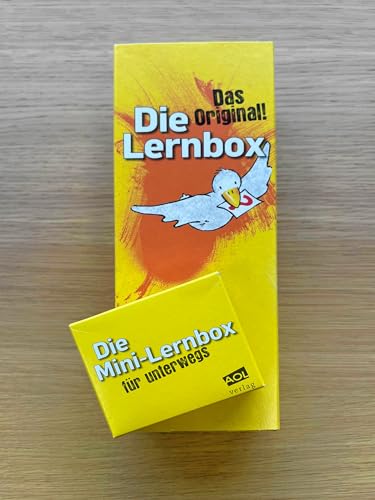 Lernbox (DIN A8) zum Selbergestalten: Lernbox zum Selbstbefüllen, fertig montiert (Alle Klassenstufen)