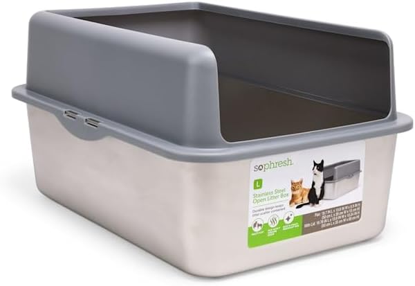 So Phresh by Petco Stainless Steel Cat Litter Box