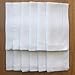 White Linen Hem Stitch Dinner Napkins - Set of 12 20
